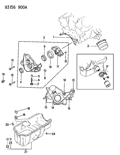 Pan Assembly, Oil