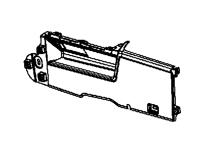 New 2009-2012 Fits Chrysler 1500 Panel-Console - Part # 1NN15XDVAB