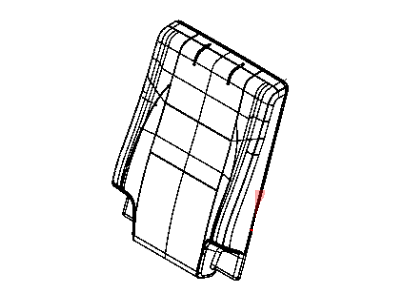 Cover Rear Seat Back 3Rd Row