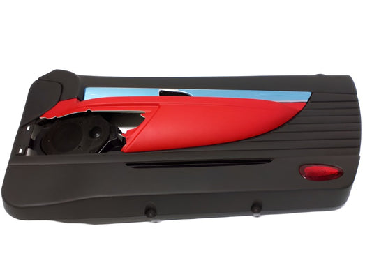 New OEM 2002 Ford Thunderbird Passenger Right Door Trim Panel Red, Part # 1W6Z-7623942-AAD