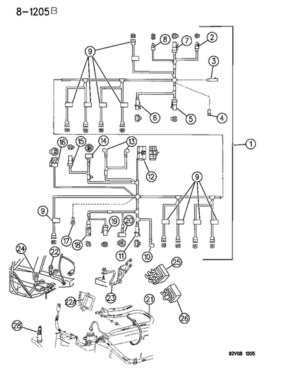 Wiring, Engine
