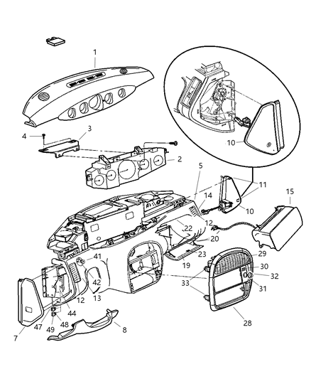 Air Outlet Heater And A/C