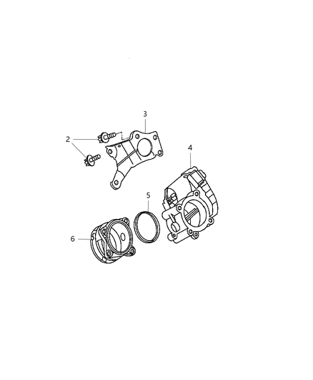 New 2007-2008 Fits Chrysler Grand Cherokee Bracket-Air Duct - Part # 5175730AA