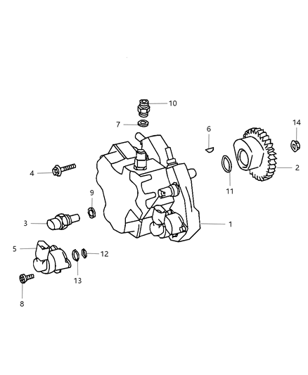 New 2007-2009 Fits Chrysler Sprinter 2500 Connector-Fuel Line - Part # 5175768AA