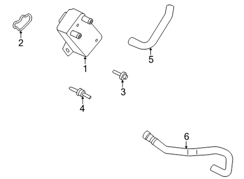 Oil Cooler Stud