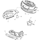 New 2002-2005 Fits Chrysler Neon Front Bumper Cover - Part # 5080884AA