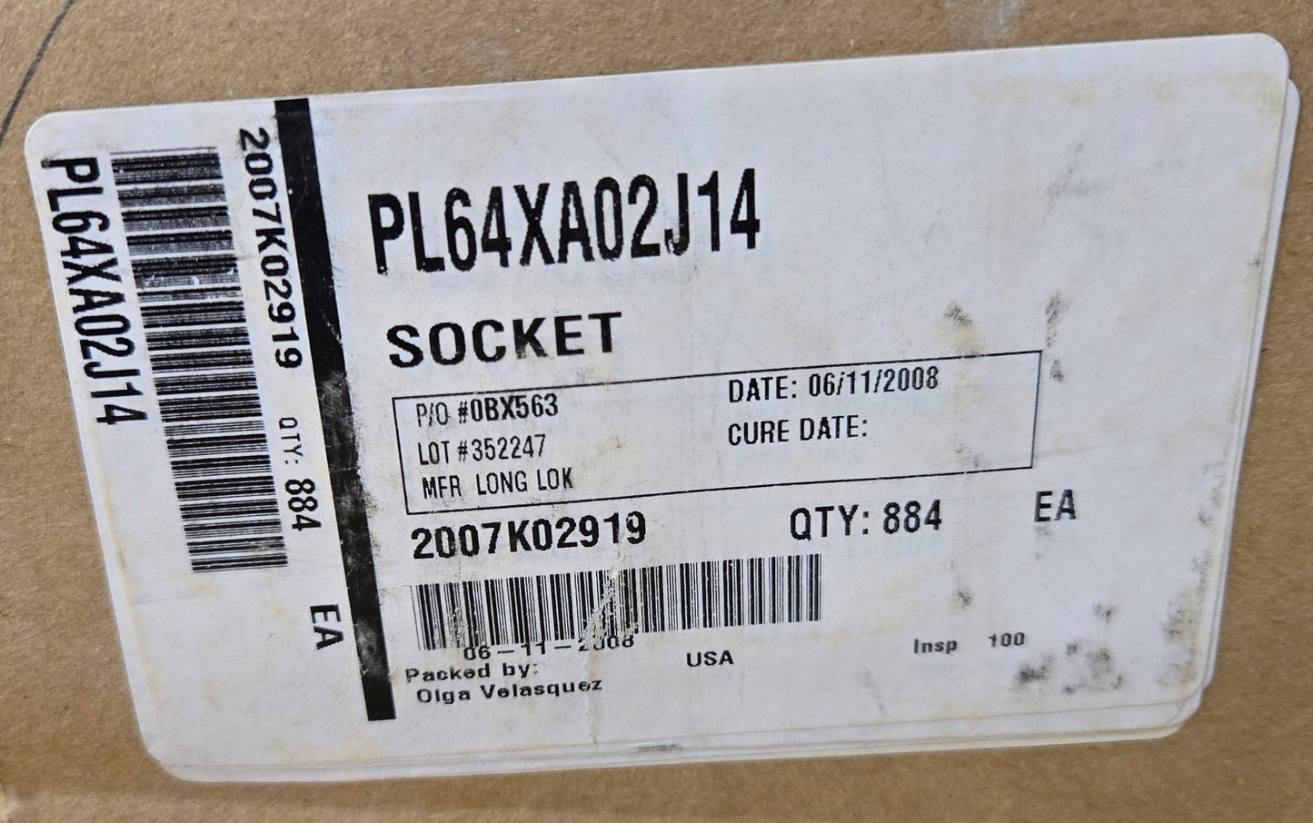 New OEM Genuine  Boeing, Socket Head Cap Screws - Part #  PL64XA02J14