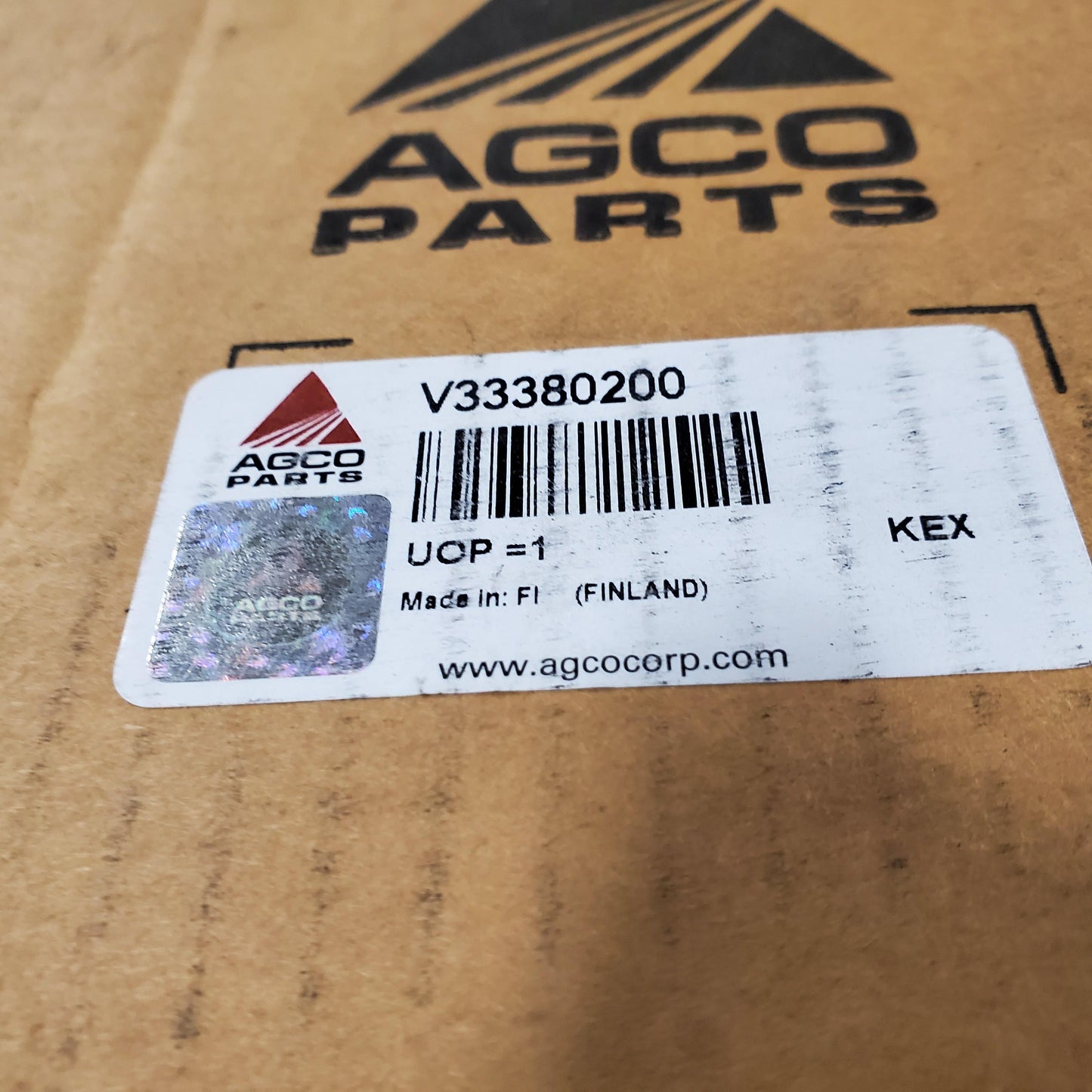 New OEM Genuine AGCO Side Plate, Part # V33380200
