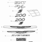 Decal Fender Double Stripe