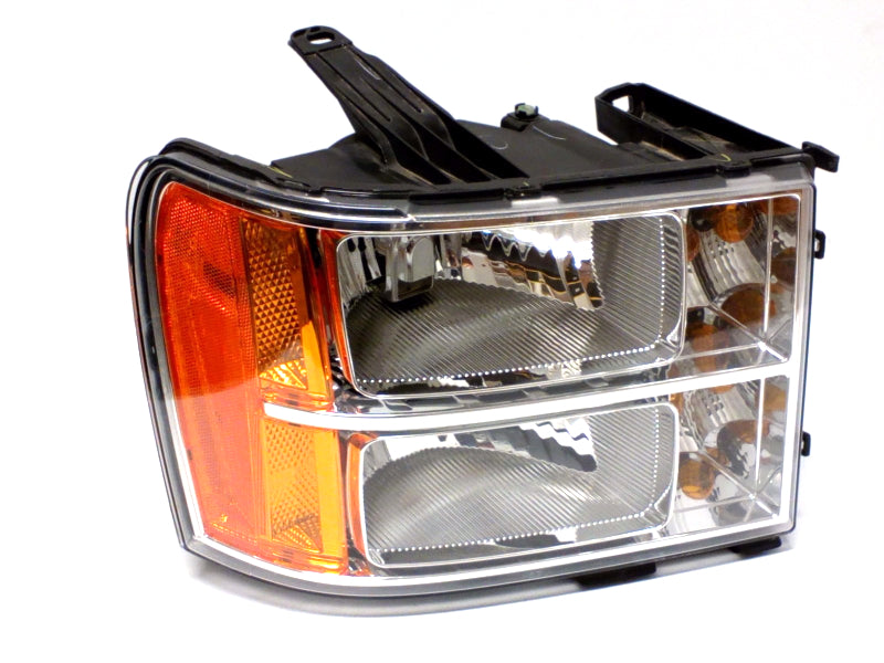New OEM 2007-2014 GMC Sierra 1500 2500HD 3500HD Led Drl Chrome Headlight Right, Part # 20980242