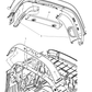 New 2005 Fits Chrysler PT Cruiser Roll Bar Seal Welt, Part # XM68WL8AB
