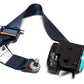 New OEM 1991-1994 Saturn SL1 Driver Rear Seat Belt Sapphire Blue, Part # 21048284