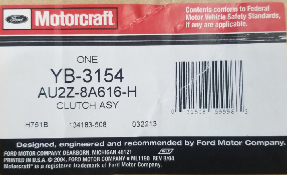 Ford : Genuine OEM Factory Original, Clutch Asm Fan - Part # AU2Z8A616H