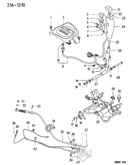 New 1991-2000 Fits Chrysler Avenger Switch-Transmission Overdrive - Part # MB829168