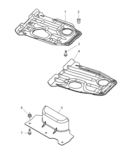 New 2008-2009 Fits Chrysler Grand Cherokee Guard-Splash - Part # 52124446AA
