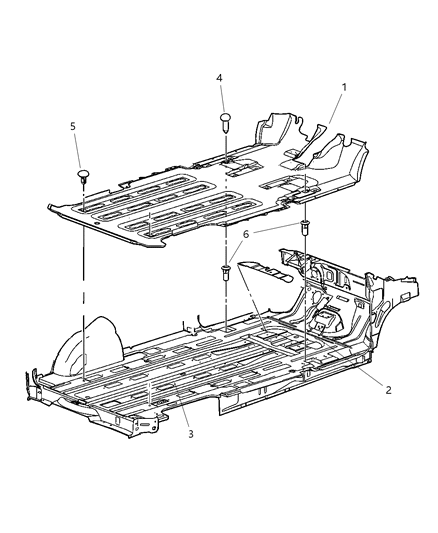 New 2001-2003 Fits Chrysler Grand Caravan, Town & Country Carpet-Floor - Part # RR21YQLAE