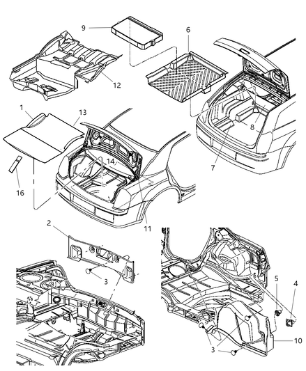 Pull Cup Decklid Inner