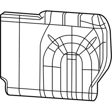 New 2021 Fits Chrysler Voyager Cover-Rear Seat Back - Part # 6ED11LV5AB