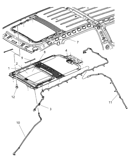 Motor Sunroof Motor With Control Unit