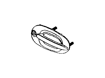 New 1997-2000 Fits Chrysler Grand Caravan, Town & Country Handle Sliding Door Exteri - Part # QK00SW7