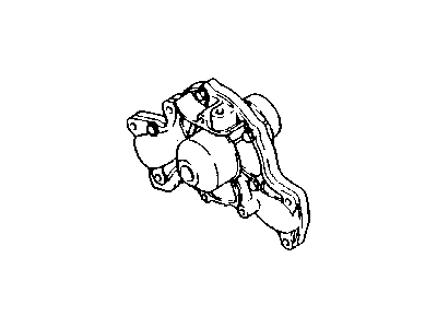 Mopar - 1996 2000 Fits Chrysler Grand Caravan, Town & Country Engine Water Pump Front # - Part # MD973940