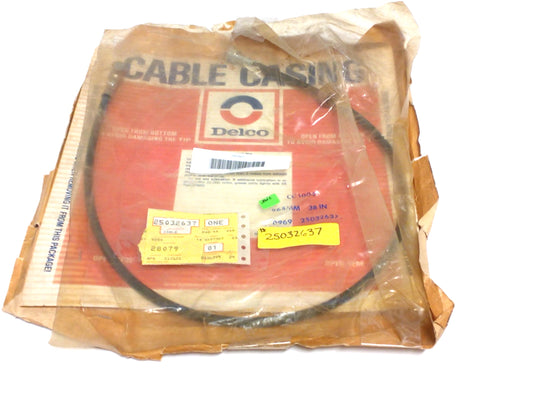 New OEM 1969-1975 Buick With Cruise Control 36.5 inch Speedometer Cable, Part # 25032637