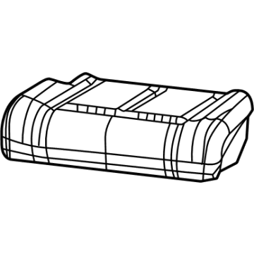 New 2022-2024 Fits Chrysler Grand Cherokee Cover-Rear Seat Cushion - Part # 7KM47SA5AB