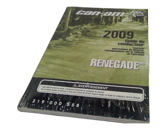 New OEM Genuine Bombardier Recreational Products, Operator Guide - Part # 219000558