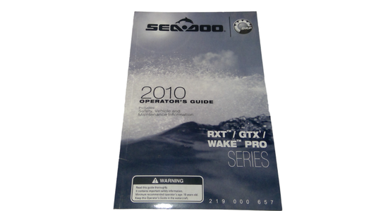 New OEM Genuine Bombardier Recreational Products, Operator Guide - Part # 219000657