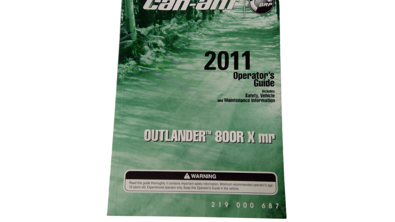 New OEM Genuine Bombardier Recreational Products, Operator Guide - Part # 219000687