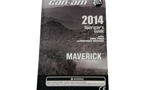 New OEM Genuine Bombardier Recreational Products, Operator Guide 2014 - Part # 219000996