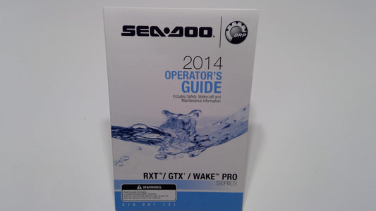 New OEM Genuine Bombardier Recreational Products, Operator Guide 2014 - Part # 219001131