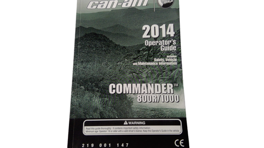 New OEM Genuine Bombardier Recreational Products, Operator Guide 2014 - Part # 219001147
