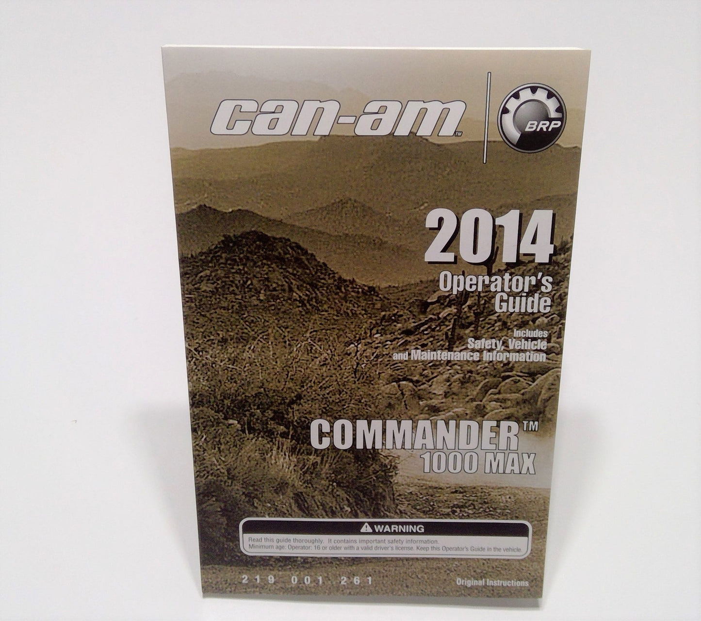 New OEM Genuine Bombardier Recreational Products, Operator Guide 2014 - Part # 219001261