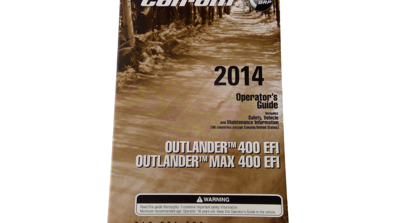 New OEM Genuine Bombardier Recreational Products, Operator Guide 2014 - Part # 219001328