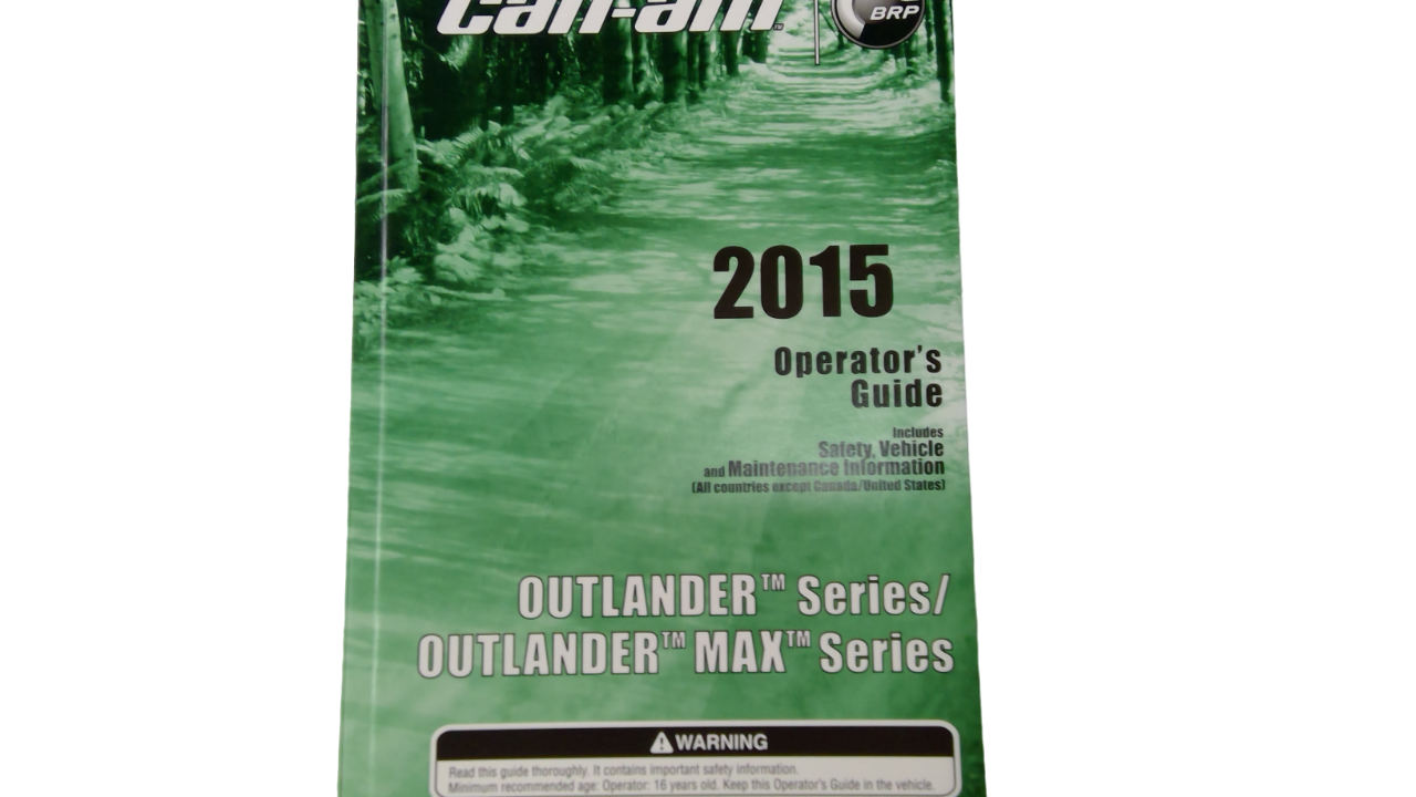 New OEM Genuine Bombardier Recreational Products, Operator Guide 2015 - Part # 219001448