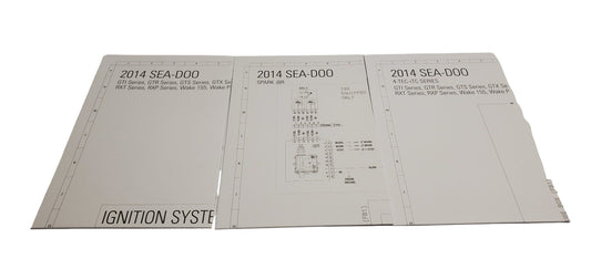 New OEM Genuine Bombardier Recreational Products, Sea-Doo Wiring Diagrams 2 - Part # 219100777