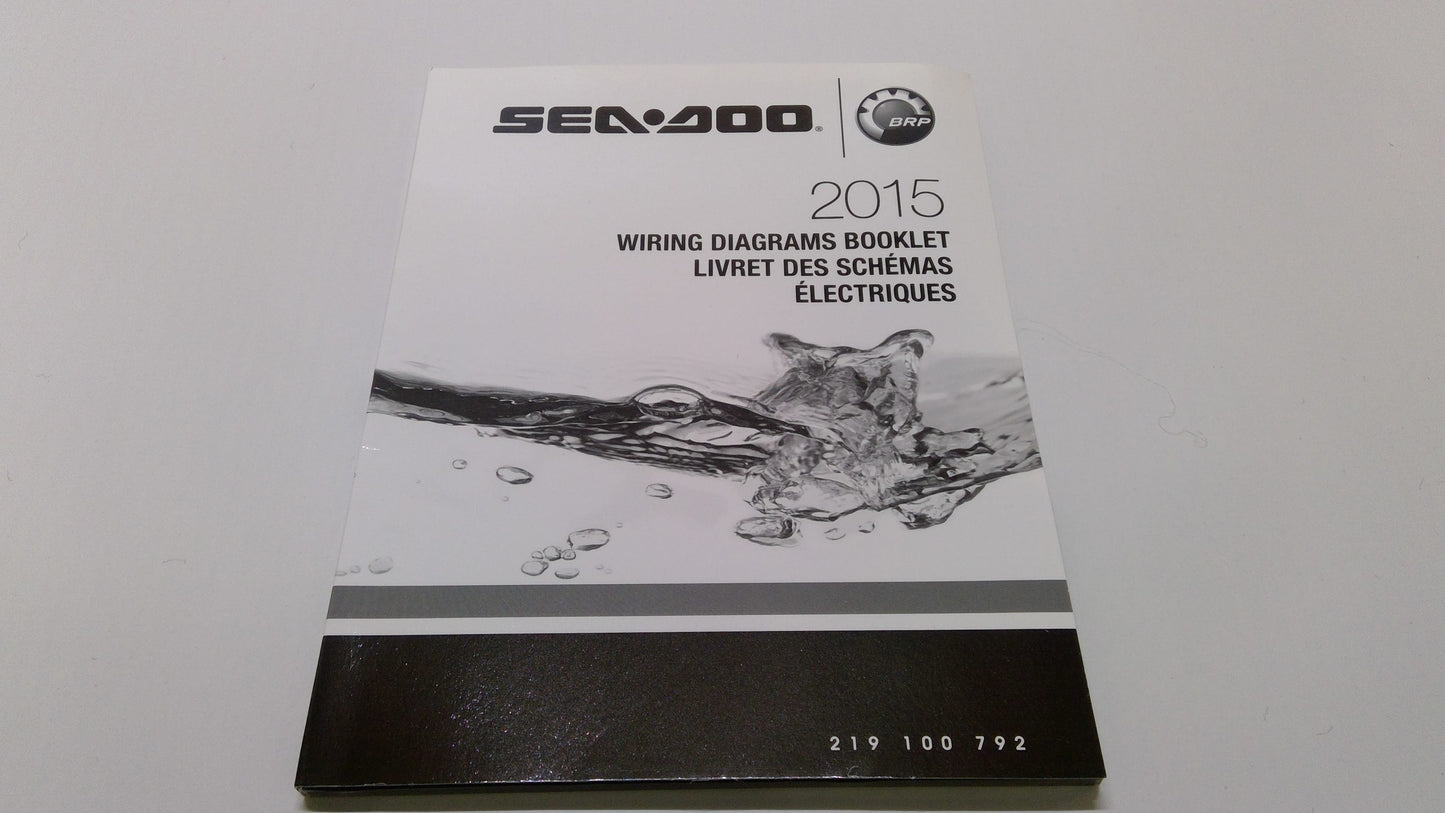 New OEM Genuine Bombardier Recreational Products, Sea-Doo Wiring Diagrams 2 - Part # 219100792