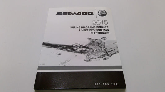 New OEM Genuine Bombardier Recreational Products, Sea-Doo Wiring Diagrams 2 - Part # 219100792