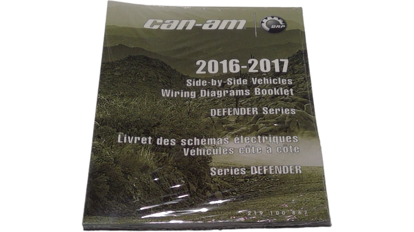 New OEM Genuine Bombardier Recreational Products, Ssv Wiring Diagrams 2016-1 - Part # 219100867