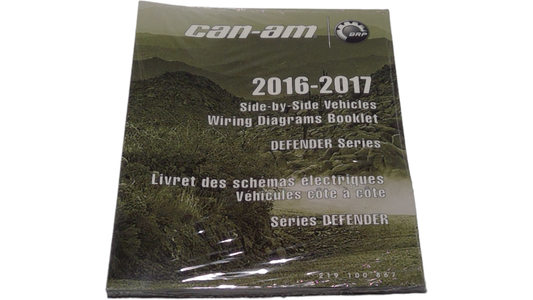 New OEM Genuine Bombardier Recreational Products, Ssv Wiring Diagrams 2016-1 - Part # 219100867