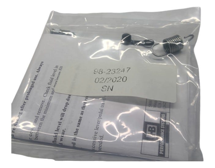 New OEM Genuine Bombardier Recreational Products, Bleed Screw And Spring Kit - Part # 219800045