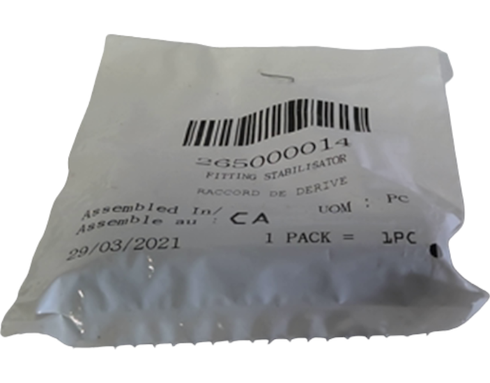 New OEM Genuine Bombardier Recreational Products, Fitting Stabilisator - Part # 265000014