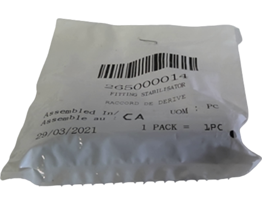New OEM Genuine Bombardier Recreational Products, Fitting Stabilisator - Part # 265000014