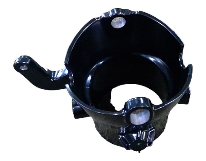 New OEM Genuine Bombardier Recreational Products, Steering Nozzle Black - Part # 271001787
