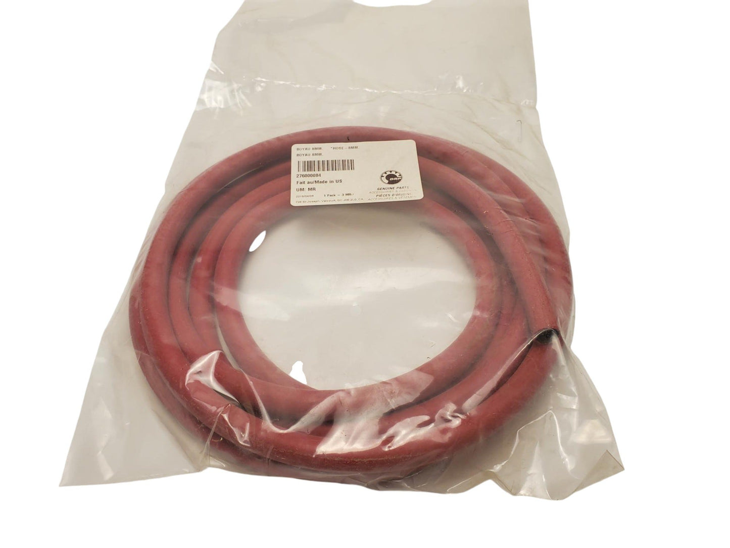 New OEM Genuine Bombardier Recreational Products, Hose-8Mm. - Part # 276000084
