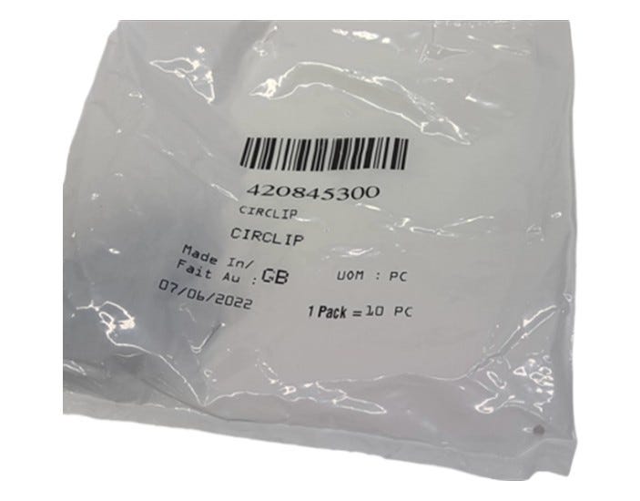New OEM Genuine Bombardier Recreational Products, Circlip - Part # 420845300