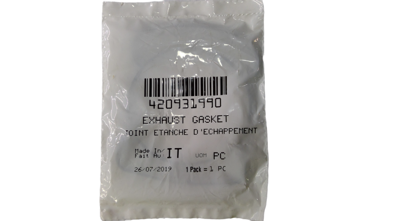 New OEM Genuine Bombardier Recreational Products, Exhaust Gasket - Part # 420931990