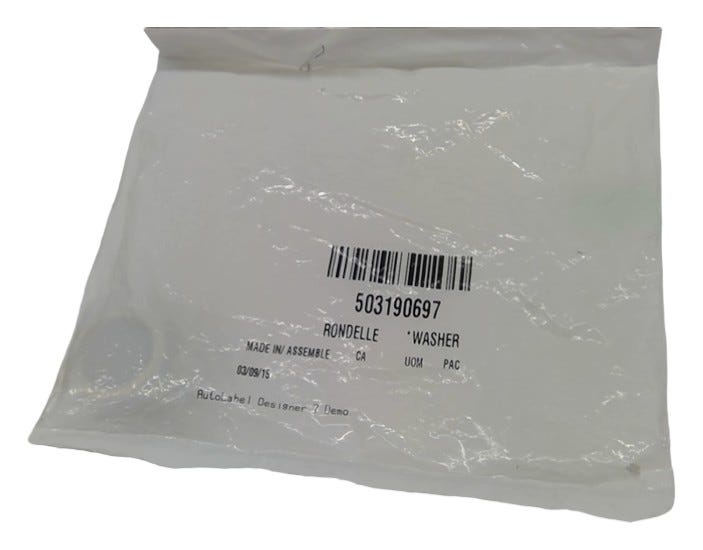 New OEM Genuine Bombardier Recreational Products, Washer - Part # 503190697