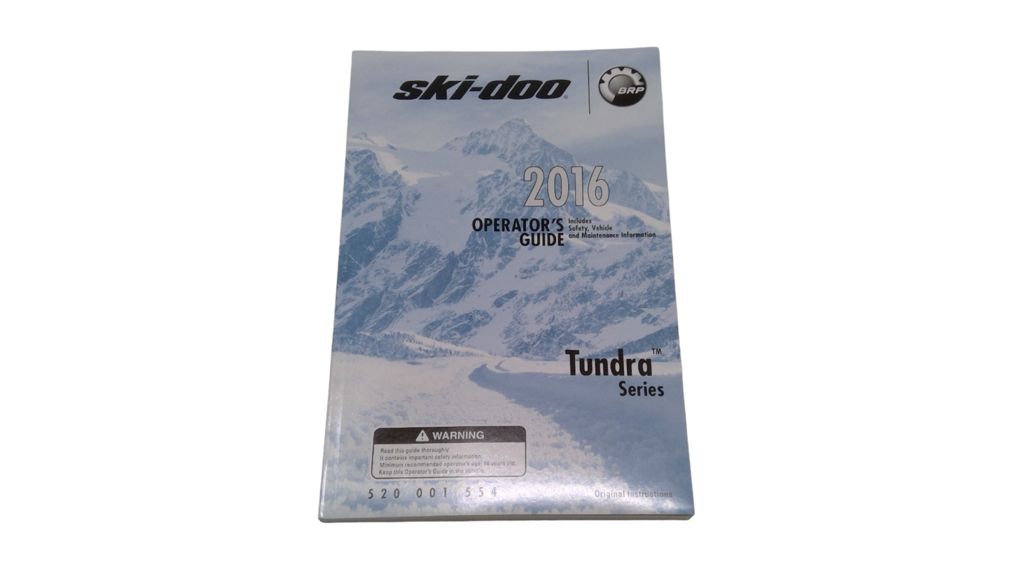 New OEM Genuine Bombardier Recreational Products, Oper Guide 16 - Part # 520001554